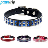 Rhinestone Studded Bling Dog Collar