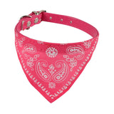 Dog Leather Bandana Dog Collars