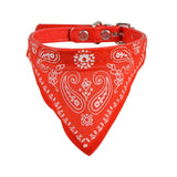 Dog Leather Bandana Dog Collars