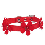 Dog Collar Bling Crystal With Flowers