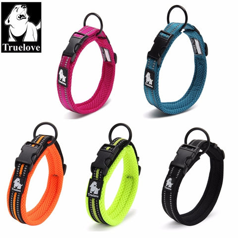 Nylon Dog Collars Mesh Padded