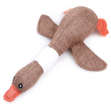 Goose Plush Dog Toy