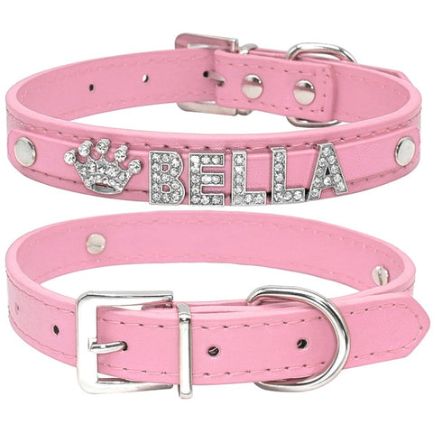Bling Rhinestone Puppy Collars