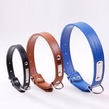 Dog Collar PU Leather