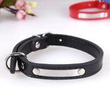 Dog Collar PU Leather