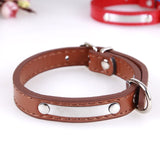 Dog Collar PU Leather