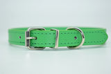 Leather Solid Soft Dog Collar