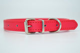 Leather Solid Soft Dog Collar