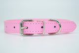 Leather Solid Soft Dog Collar