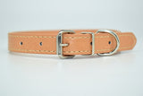 Leather Solid Soft Dog Collar