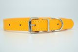 Leather Solid Soft Dog Collar