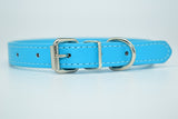 Leather Solid Soft Dog Collar