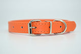 Leather Solid Soft Dog Collar