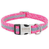 Dog Collar Personalized Reflective