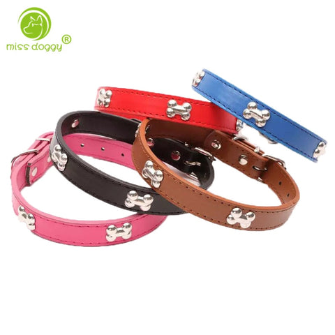 Leather Dog Collar For Small Dogs