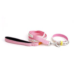 Dog Collar Lead Black Brown High Quality Rubber