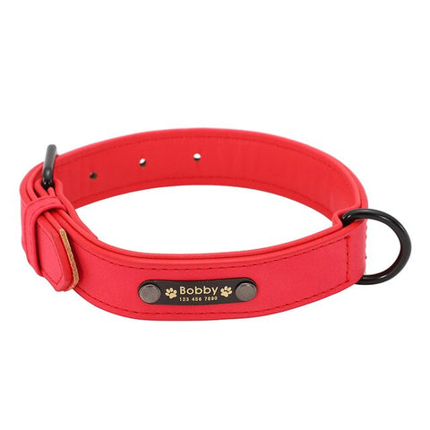 Dog Collars Personalized Leather